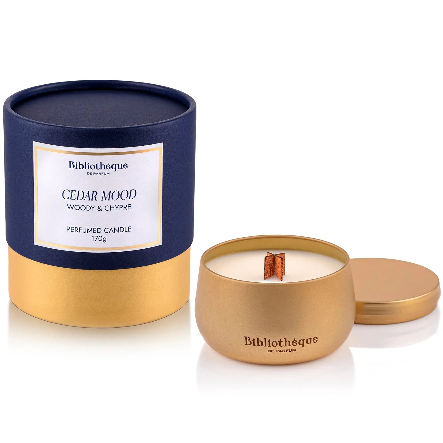 Cedar Mood Home Fragrance Candle by Bibliothèque