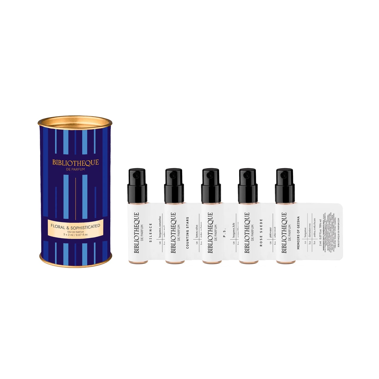 BESTSELLER FLORAL & SOPHISTICATED 5X2ML by Bibliothèque